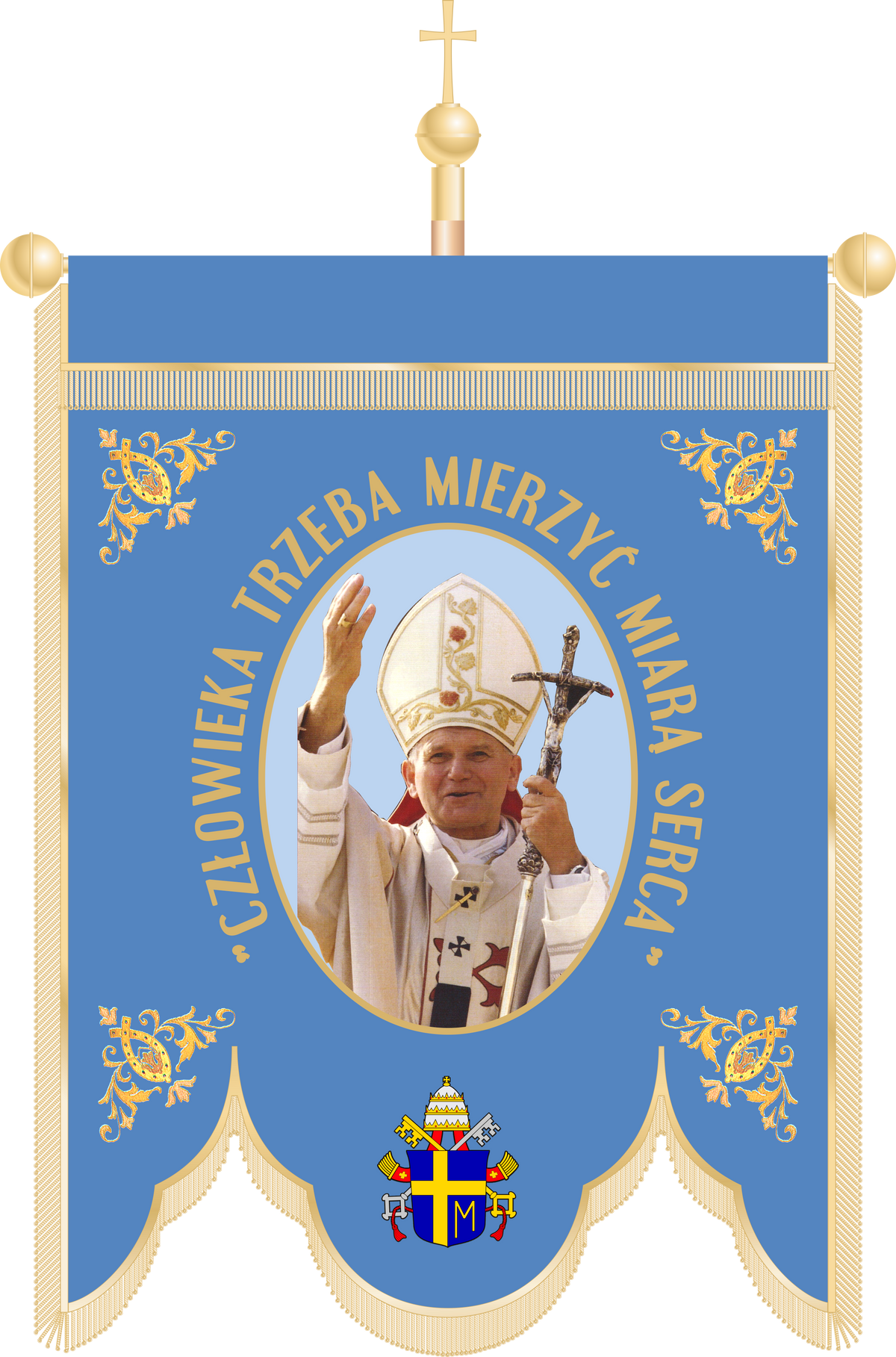 Chorągiew kościelna CHA 020