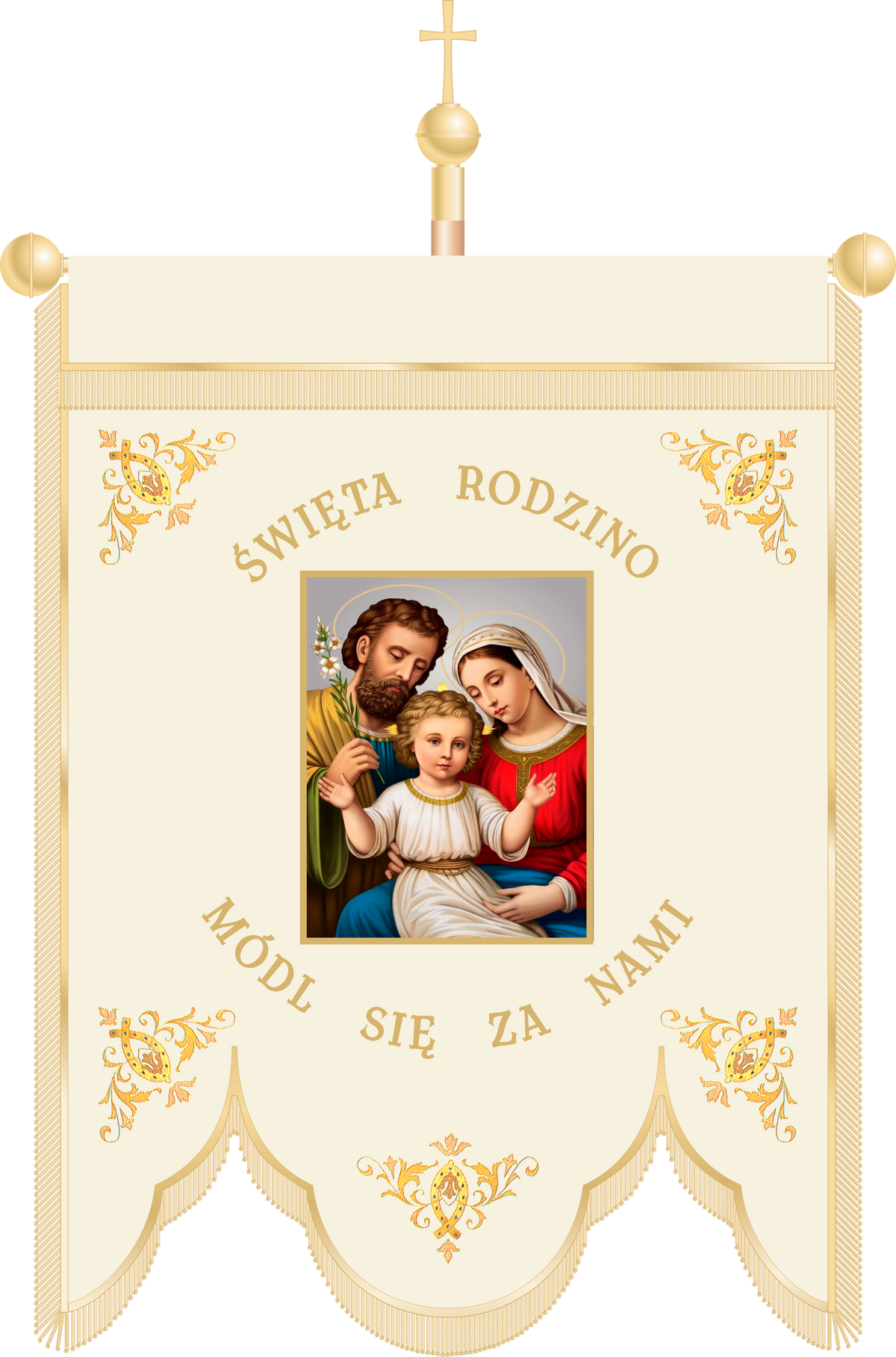 Chorągiew kościelna CHA 028