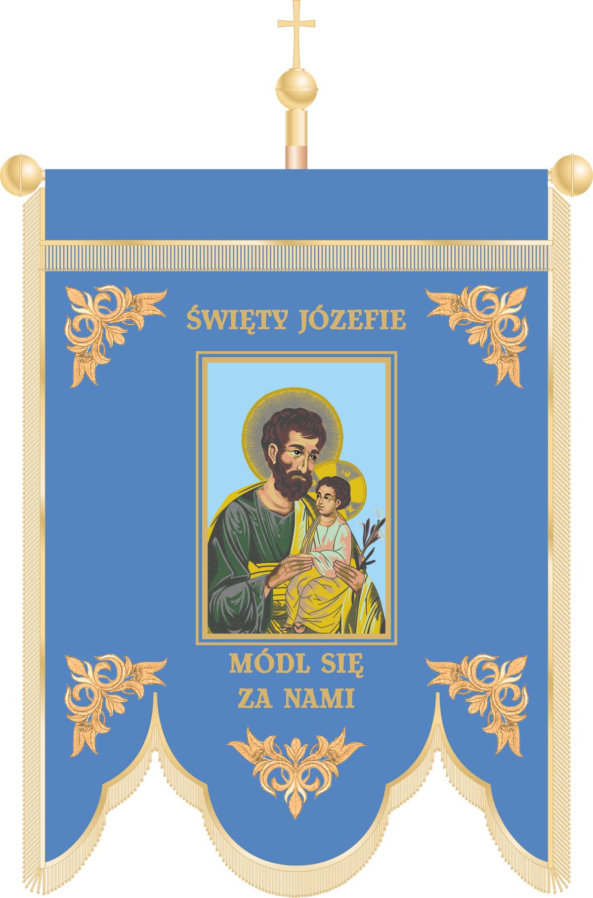 Chorągiew kościelna CHA 030
