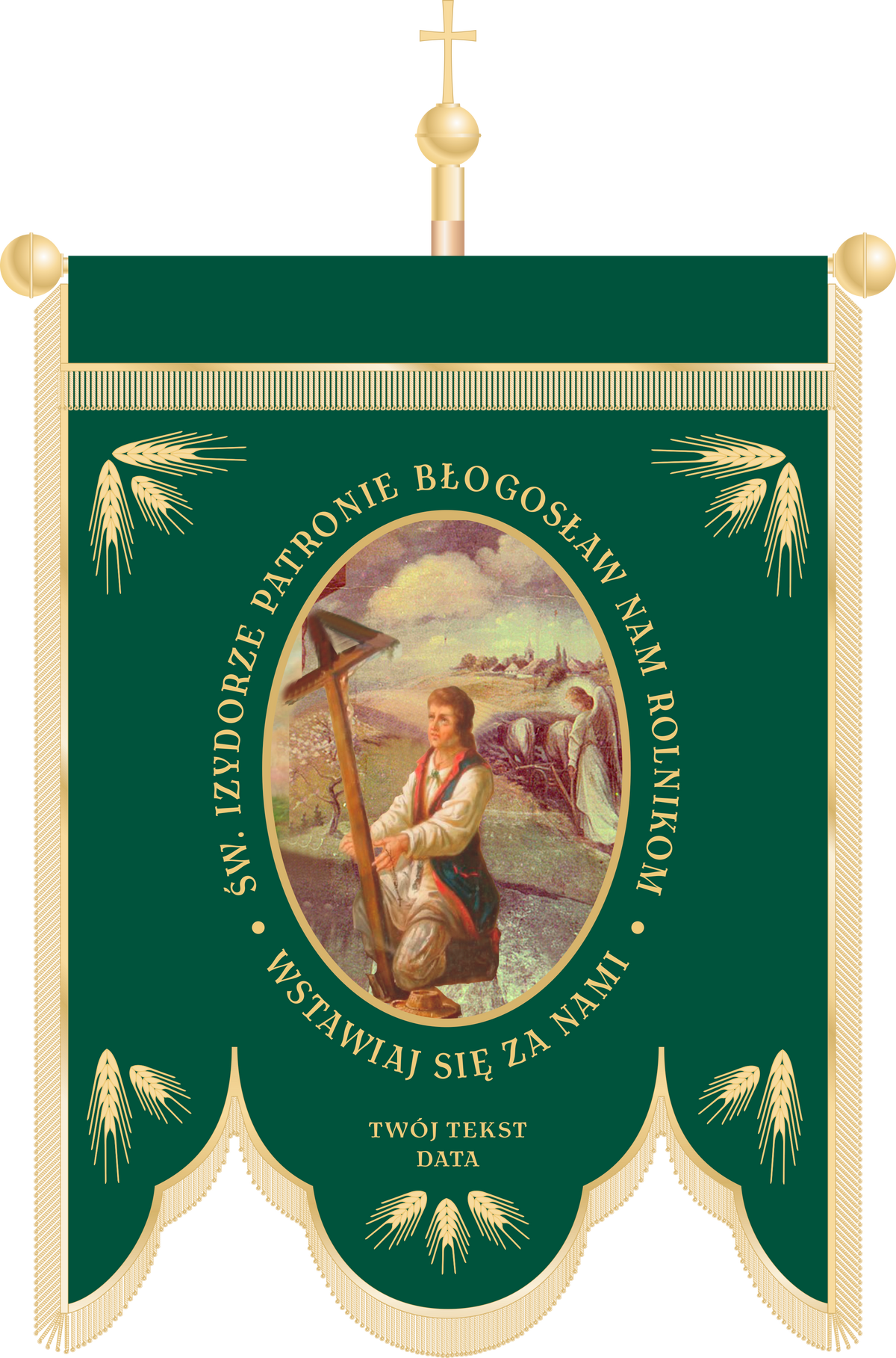 Chorągiew kościelna CHA 034