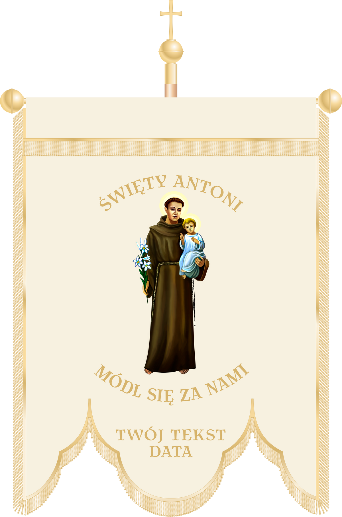 Chorągiew kościelna CHA 039