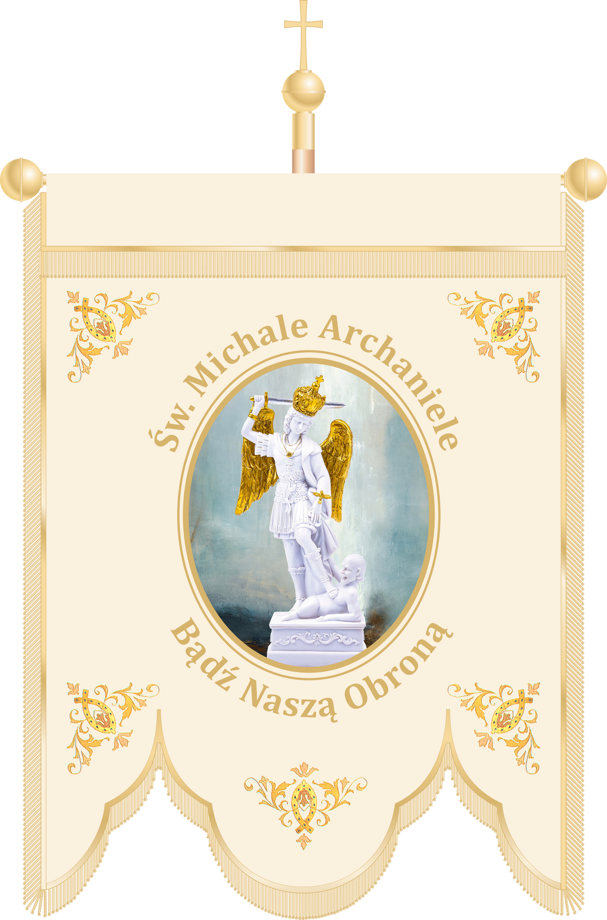 Chorągiew kościelna CHA 044