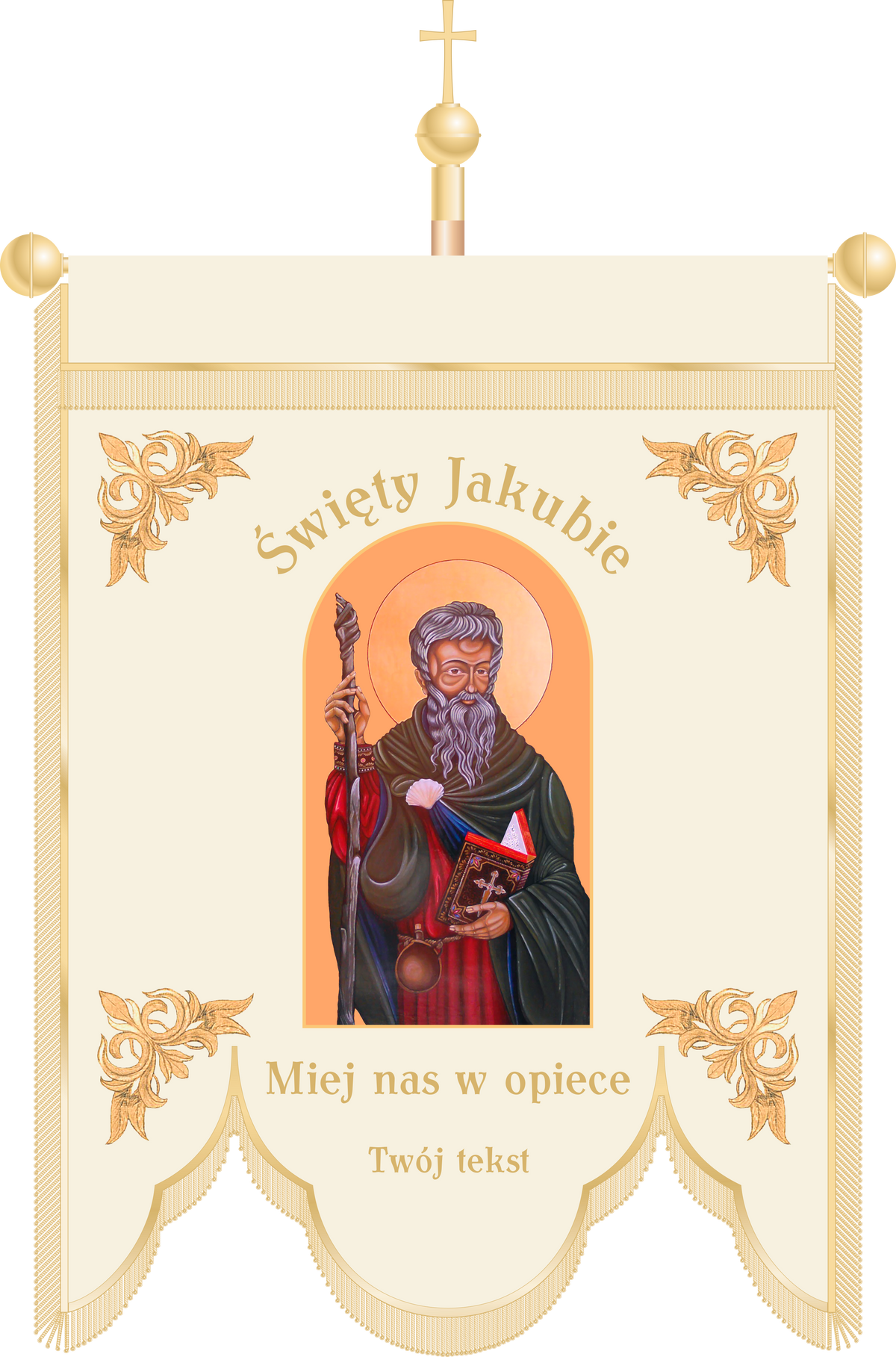 Chorągiew kościelna CHA 048