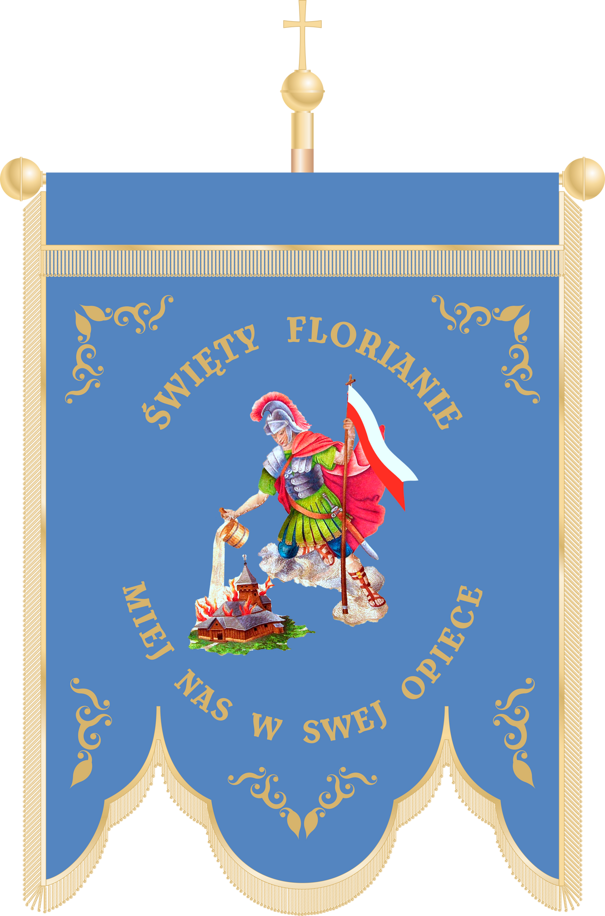 Chorągiew kościelna CHA 054
