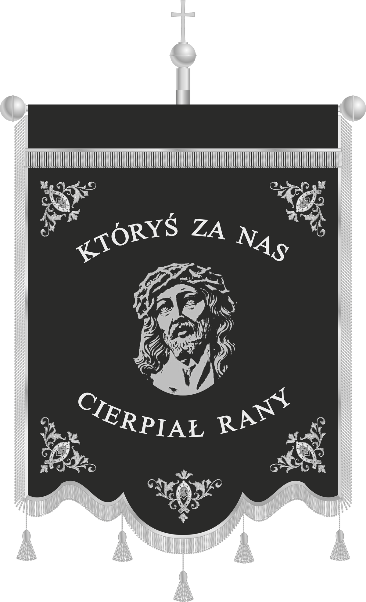Chorągiew pogrzebowa CHP 014
